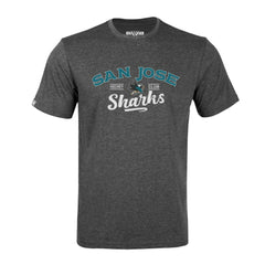 NHL San Jose Sharks Levelwear Richmond Ice Wall T-Shirt - Gray