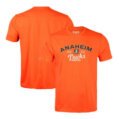 NHL Anaheim Ducks Levelwear Richmond Ice Wall T-Shirt - Orange