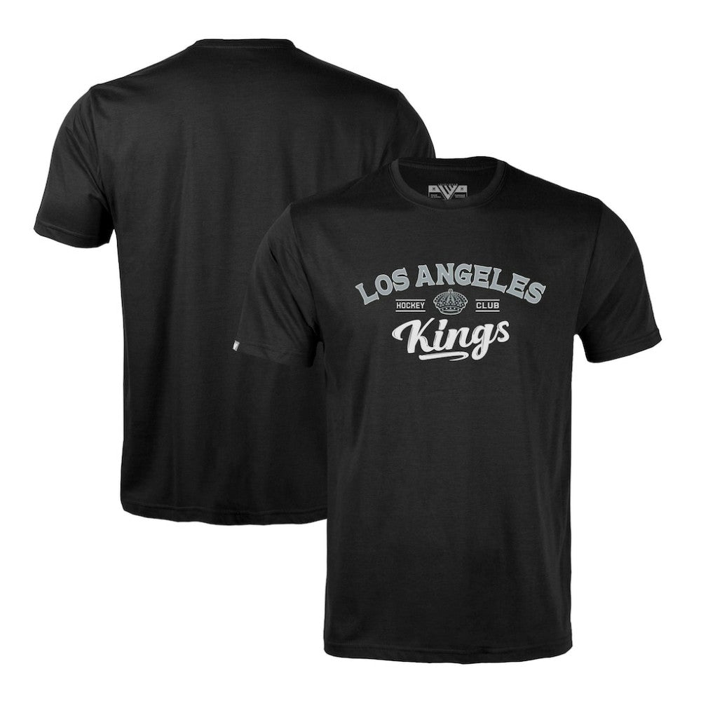 NHL Los Angeles Kings Levelwear Richmond Ice Wall T-Shirt - Black
