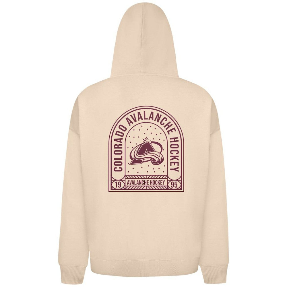 NHL Colorado Avalanche Levelwear Uphill Stained Glass Full-Zip Hoodie Jacket - Khaki
