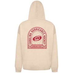 NHL Carolina Hurricanes Levelwear Uphill Stained Glass Full-Zip Hoodie Jacket - Khaki