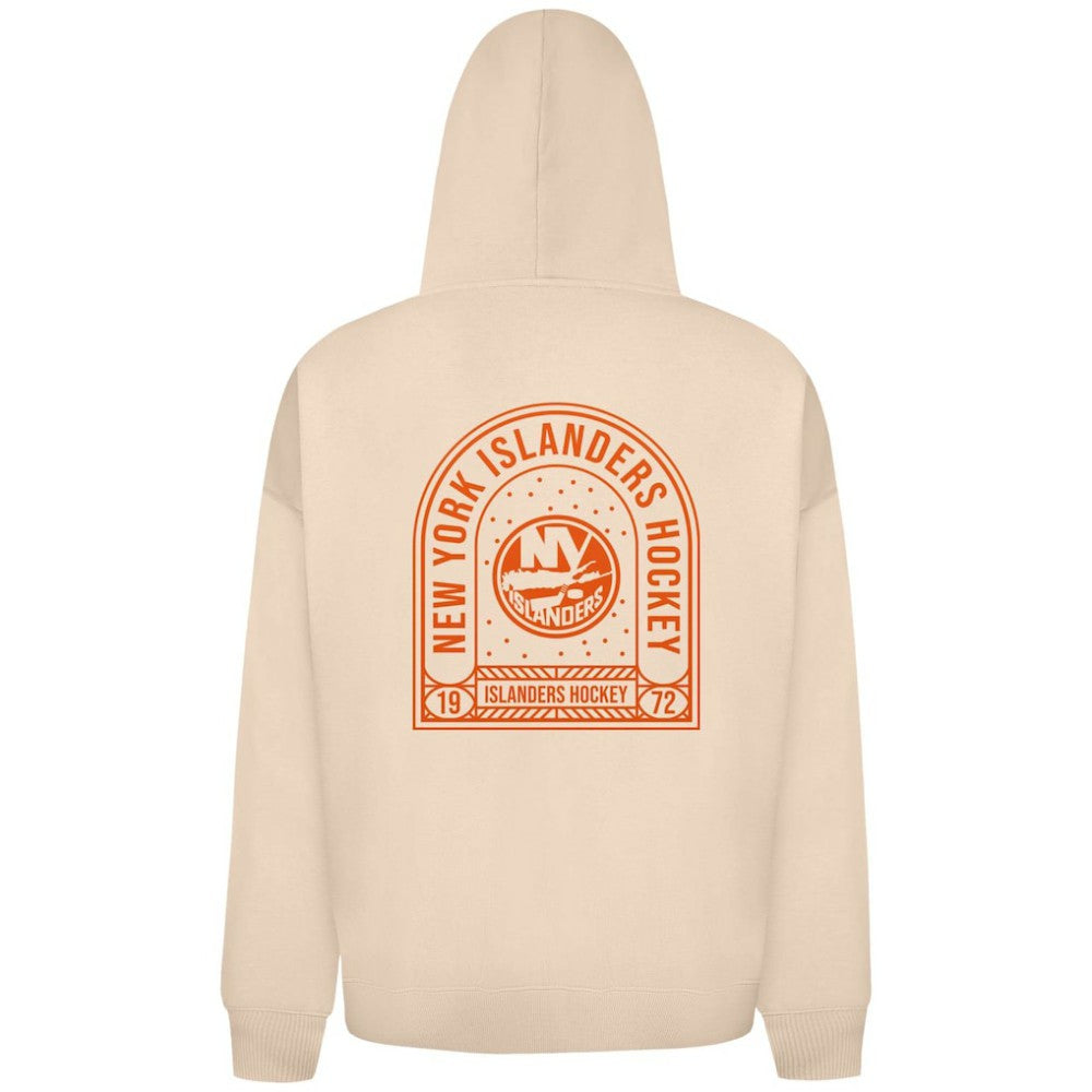 NHL New York Islanders Levelwear Uphill Stained Glass Full-Zip Hoodie Jacket - Khaki