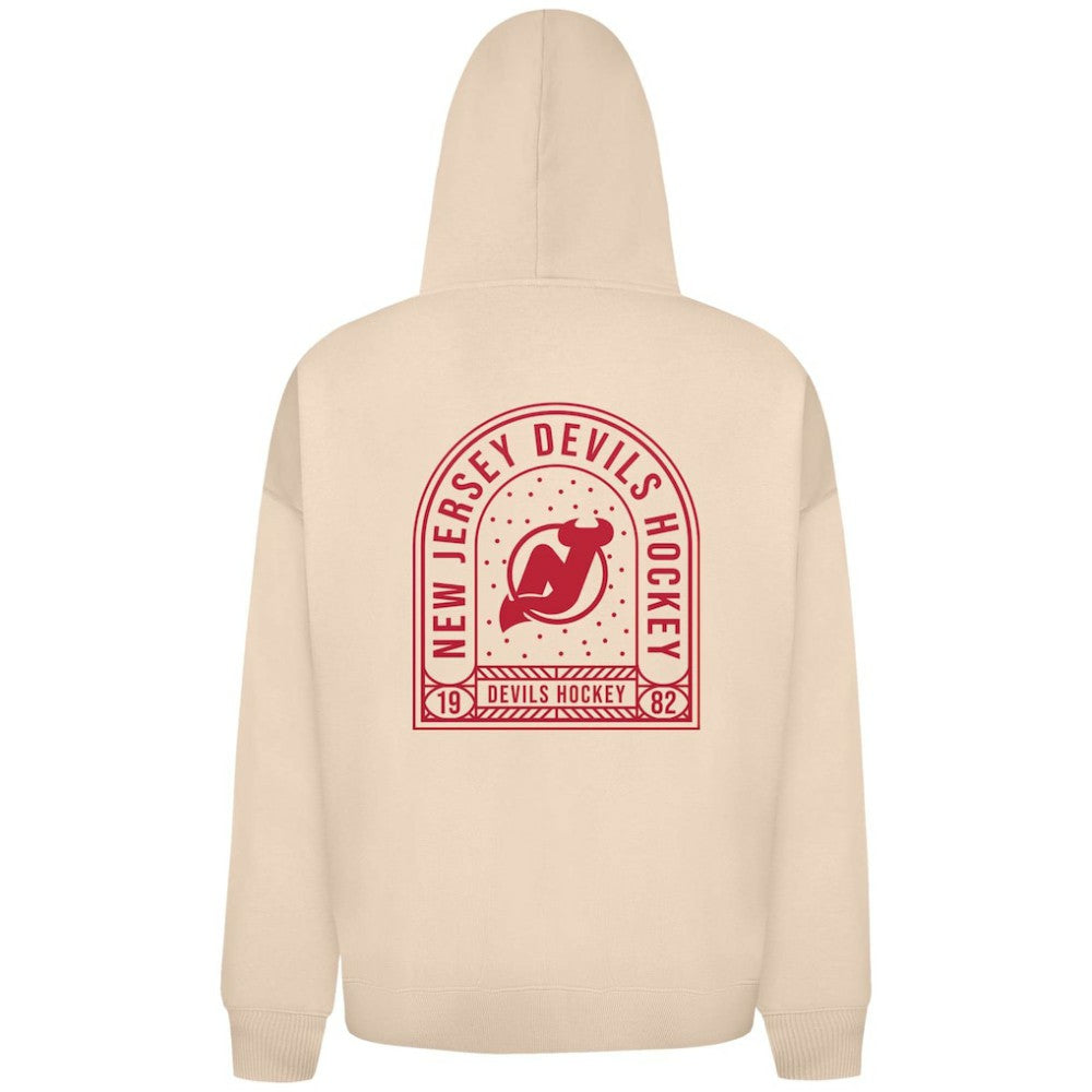NHL New Jersey Devils Levelwear Uphill Stained Glass Full-Zip Hoodie Jacket - Khaki