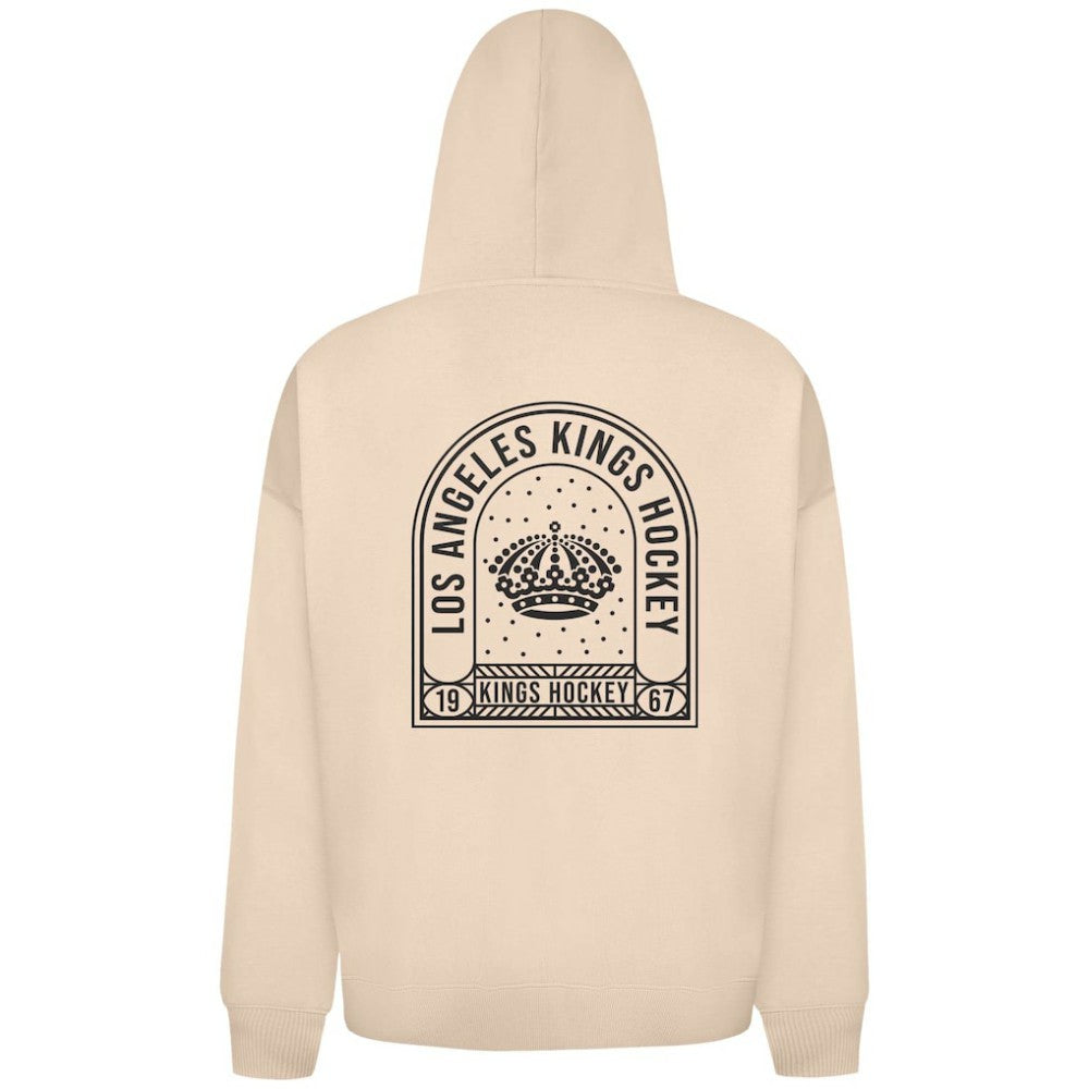 NHL Los Angeles Kings Levelwear Uphill Stained Glass Full-Zip Hoodie Jacket - Khaki