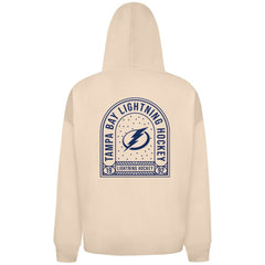 NHL Tampa Bay Lightning Levelwear Uphill Stained Glass Full-Zip Hoodie Jacket - Khaki