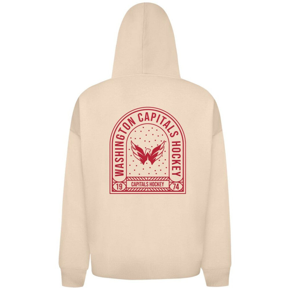 NHL Washington Capitals Levelwear Uphill Stained Glass Full-Zip Hoodie Jacket - Khaki