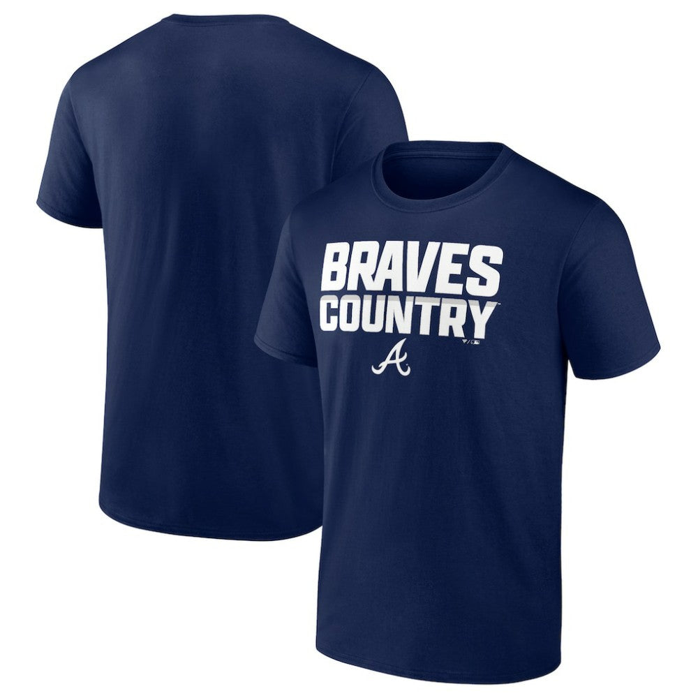 Atlanta Braves October Baseball T-Shirt - Navy T-shirts