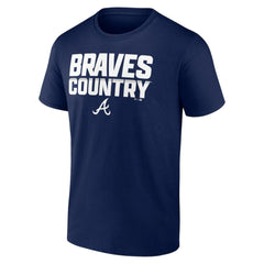 Atlanta Braves October Baseball T-Shirt - Navy T-shirts