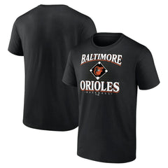 Baltimore Orioles Retro Diamond T-Shirt - Black T-shirts