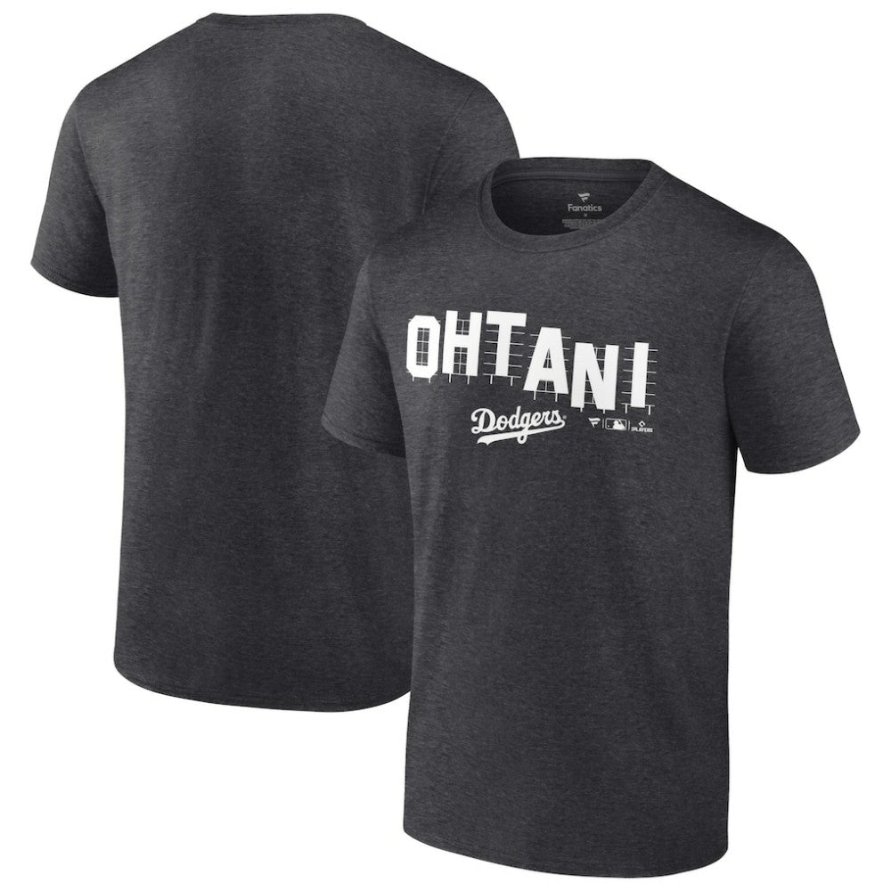 Shohei Ohtani Los Angeles Dodgers Hollywood T-Shirt - Charcoal T-shirts