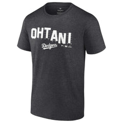 Shohei Ohtani Los Angeles Dodgers Hollywood T-Shirt - Charcoal T-shirts