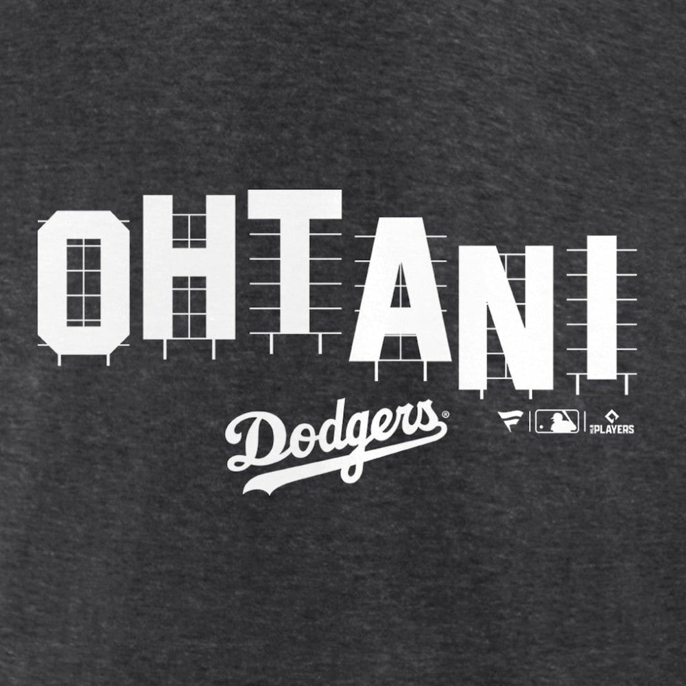 Shohei Ohtani Los Angeles Dodgers Hollywood T-Shirt - Charcoal T-shirts