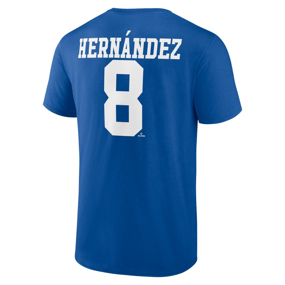 Enrique Hernandez Los Angeles Dodgers Icon Player Name & Number T-Shirt - Royal T-shirts
