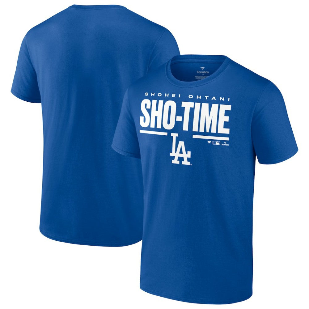 Shohei Ohtani Los Angeles Dodgers Sho-Time Horizontal T-Shirt - Royal T-shirts