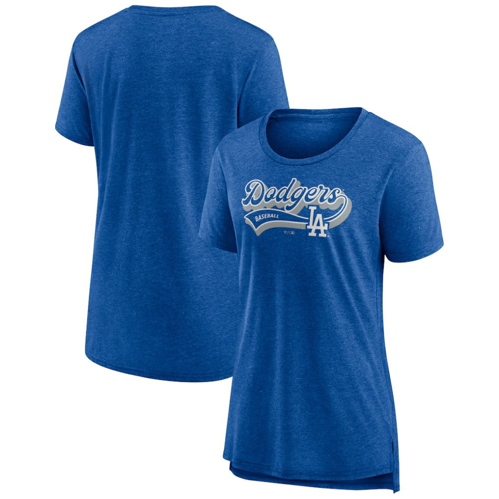 Los Angeles Dodgers Women's League Leader Tri-Blend T-Shirt - Royal T-shirts