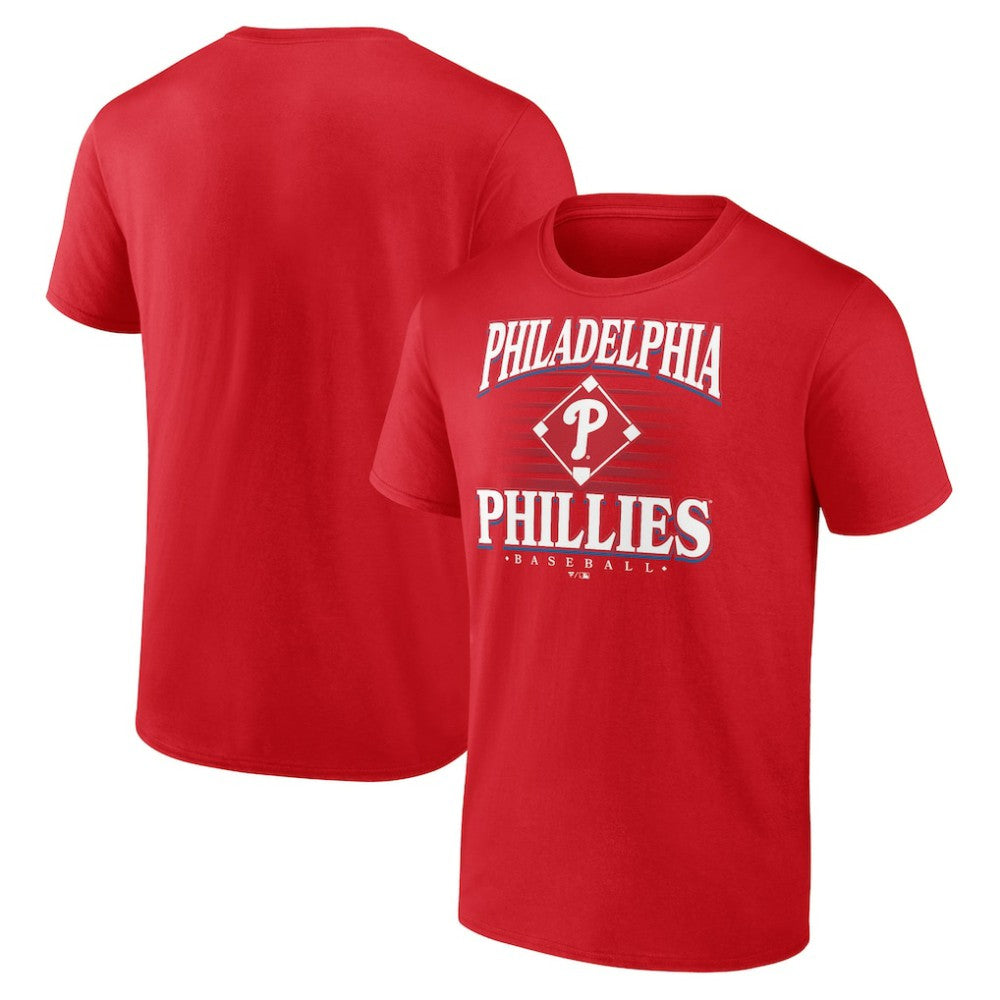 Philadelphia Phillies Retro Diamond T-Shirt - Red T-shirts