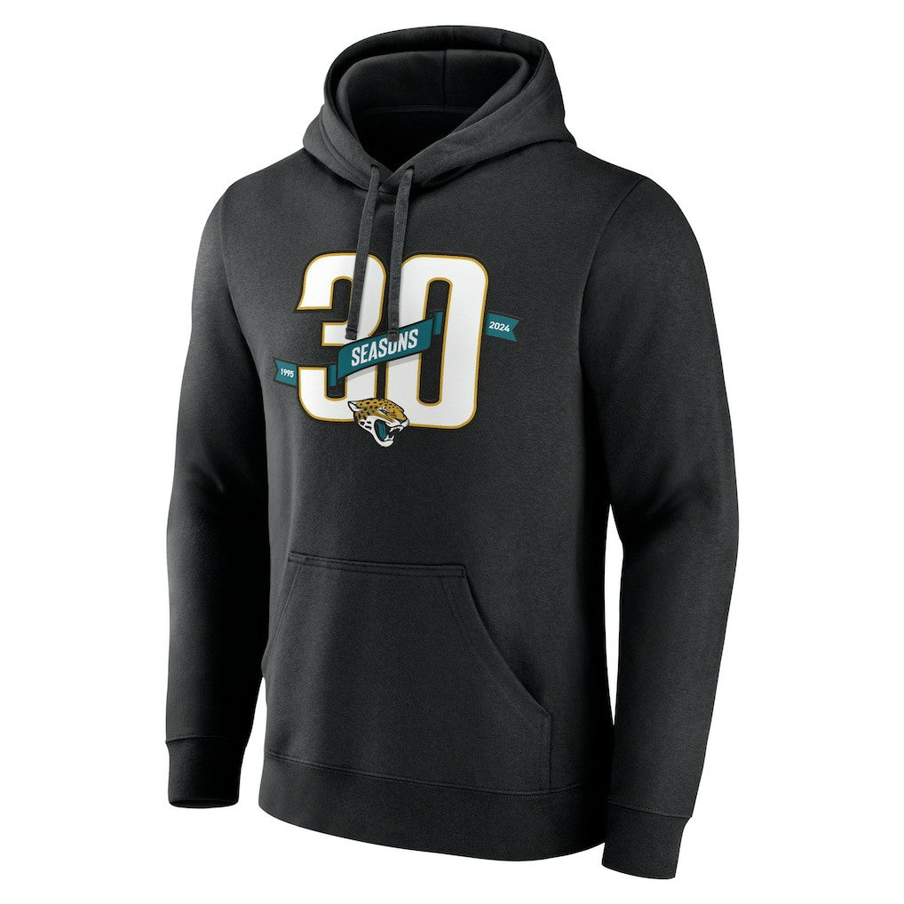 Jacksonville Jaguars 30th Anniversary Pullover Hoodie Black