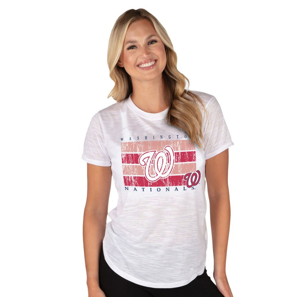 Washington Nationals Concepts Sport Women's Infuse Knit Top - White Tops