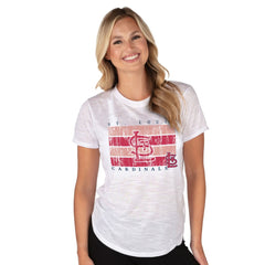 St. Louis Cardinals Concepts Sport Women's Infuse Knit Top - White Tops