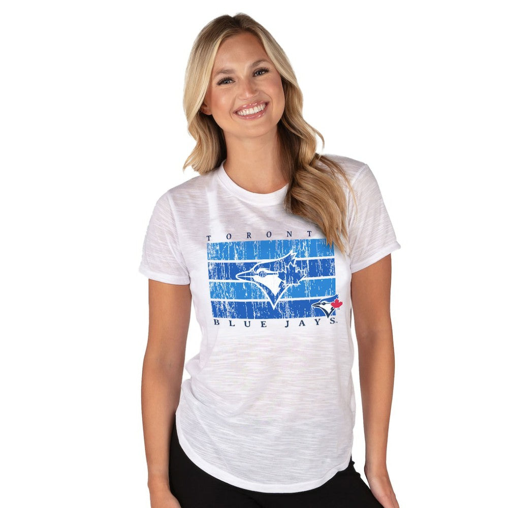 Toronto Blue Jays Concepts Sport Women's Infuse Knit Top - White Tops
