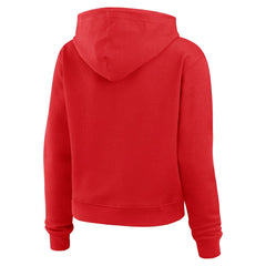 Atlanta Falcons WEAR by Erin Andrews Women's Plus Size Waffle Hoodie Pullover Top Red