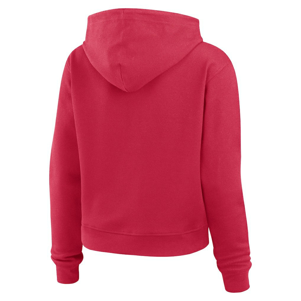 Arizona Cardinals WEAR by Erin Andrews Women's Plus Size Waffle Hoodie Pullover Top Cardinal