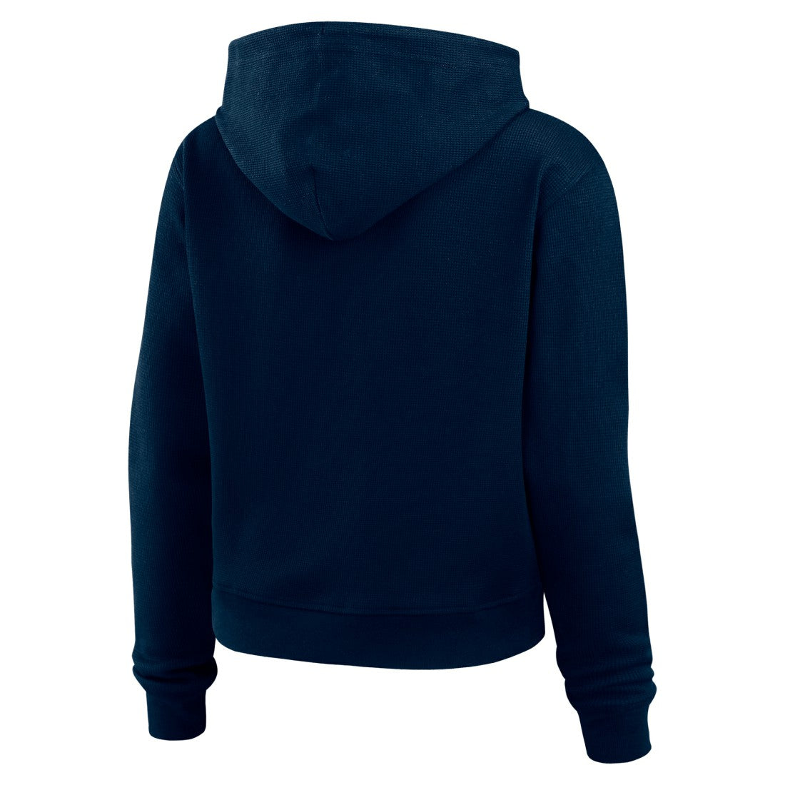 Tennessee Titans WEAR by Erin Andrews Women's Plus Size Waffle Hoodie Pullover Top Navy