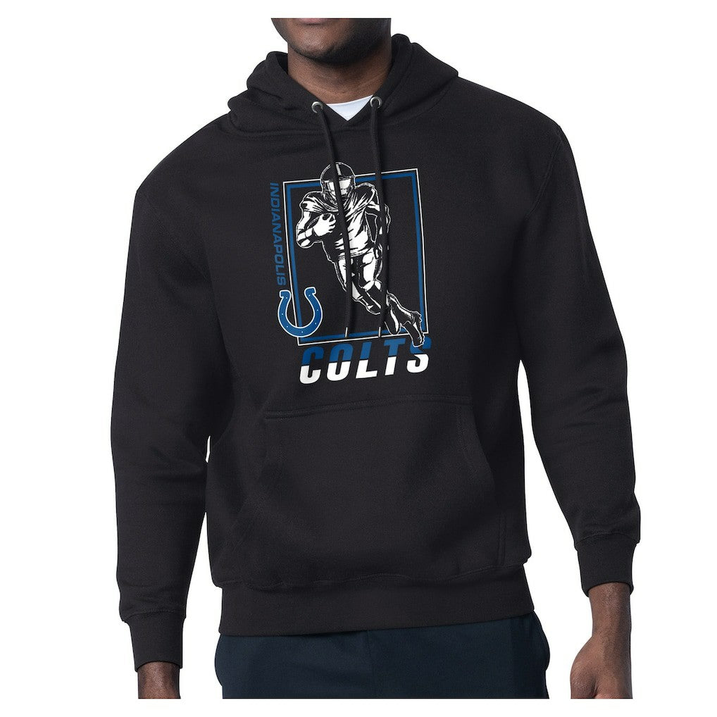 Indianapolis Colts Starter Player Grid Pullover Hoodie Black