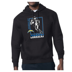 Los Angeles Chargers Starter Player Grid Pullover Hoodie Black