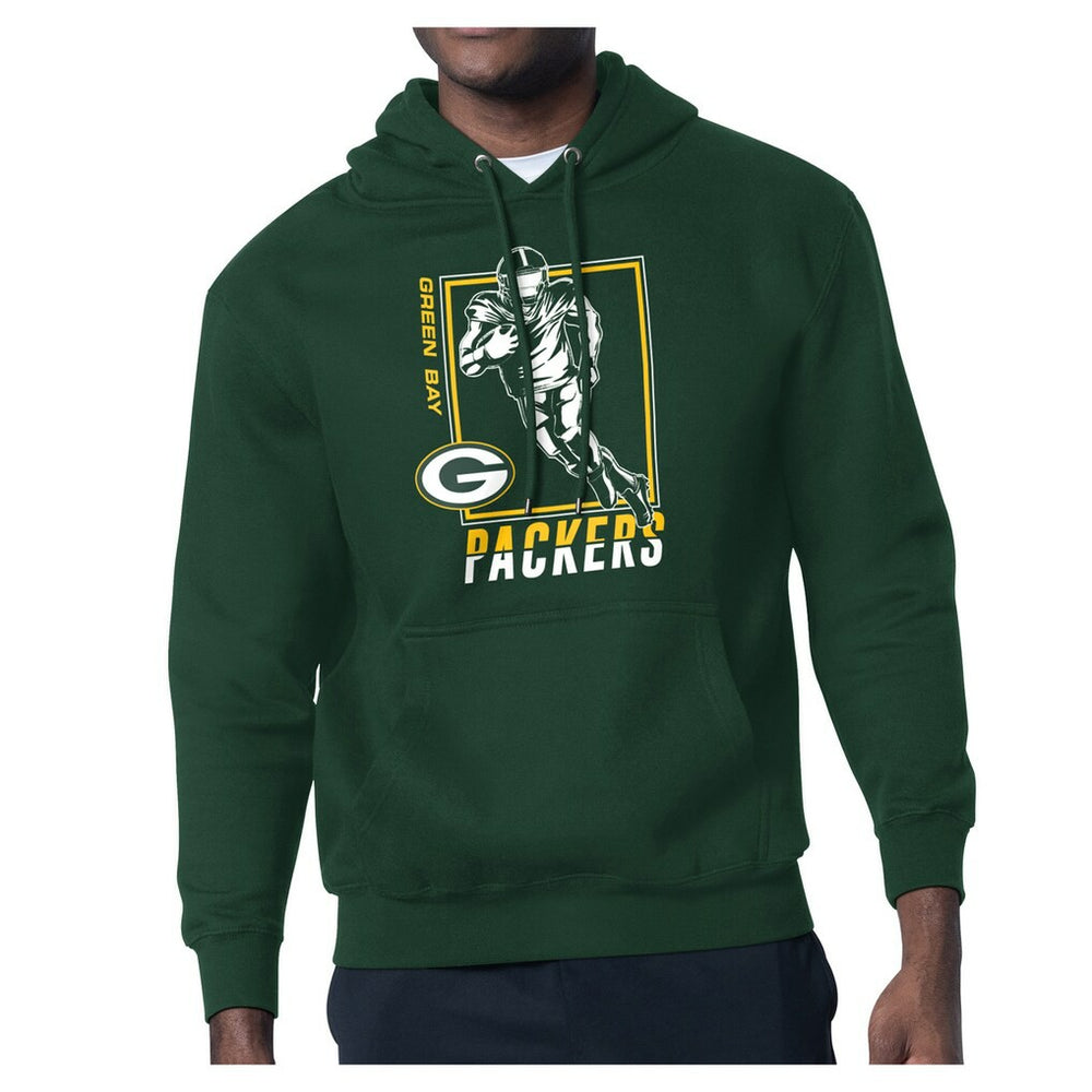 Green Bay Packers Starter Player Grid Pullover Hoodie Green