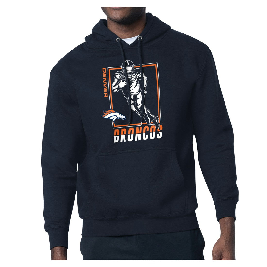 Denver Broncos Starter Player Grid Pullover Hoodie Navy