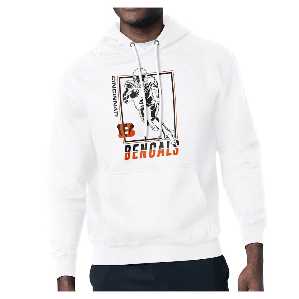 Cincinnati Bengals Starter Player Grid Pullover Hoodie White