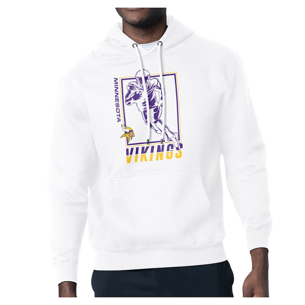 Minnesota Vikings Starter Player Grid Pullover Hoodie White