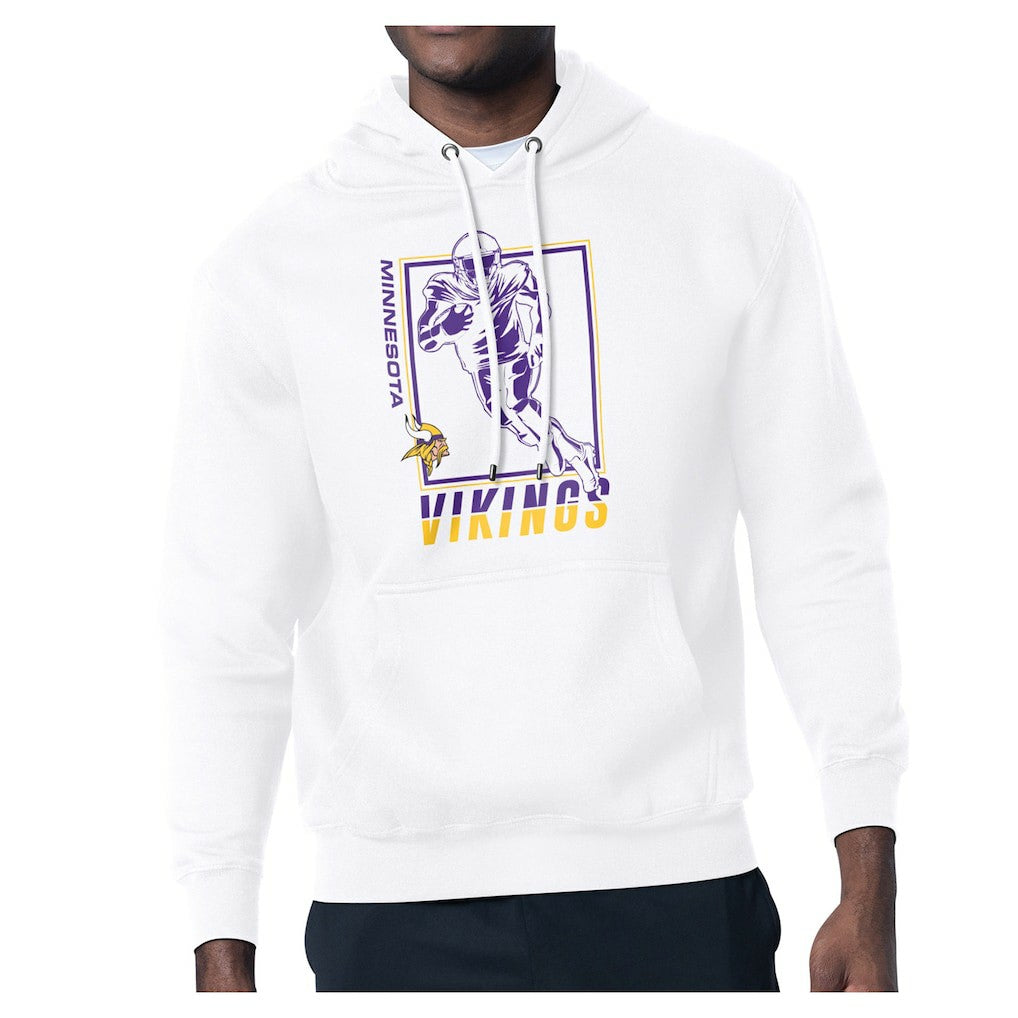 Minnesota Vikings Starter Player Grid Pullover Hoodie White