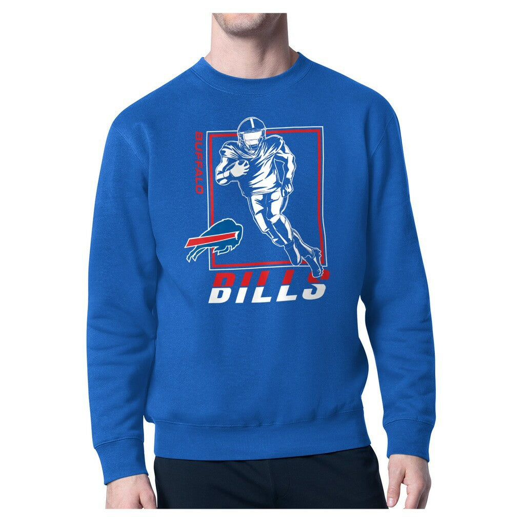 Buffalo Bills Starter Player Grid Pullover Sweatshirt Royal