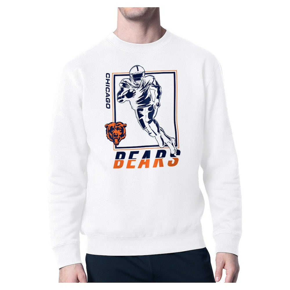 Chicago Bears Starter Player Grid Pullover Sweatshirt White