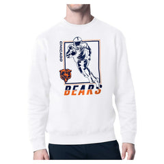 Chicago Bears Starter Player Grid Pullover Sweatshirt White
