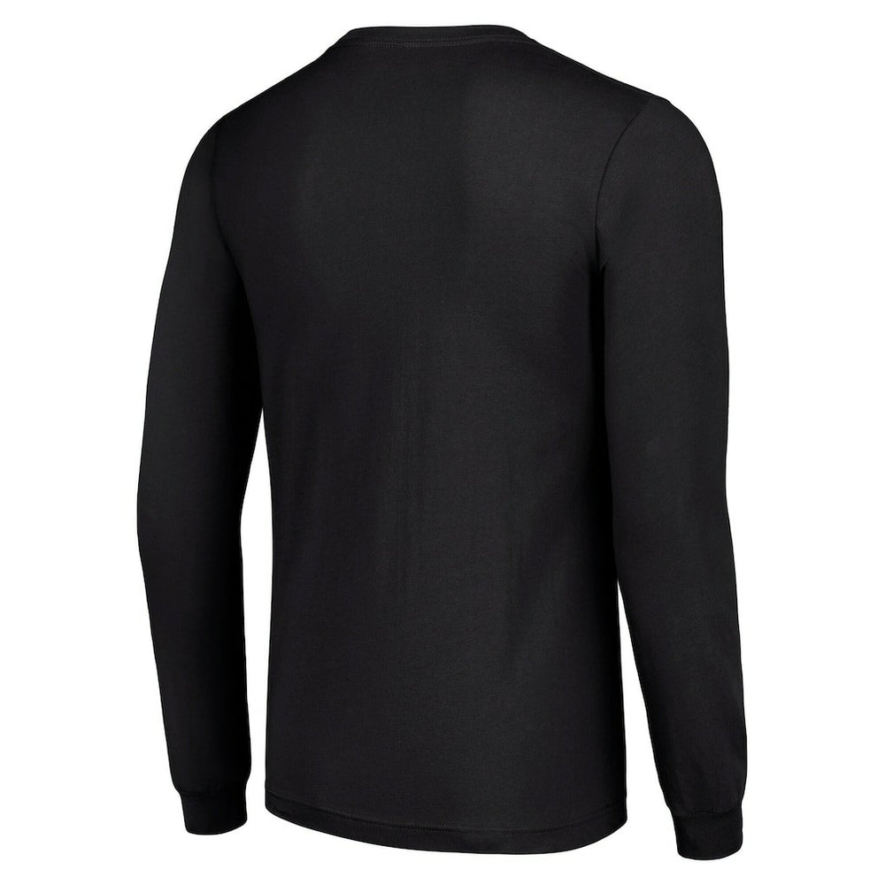 Philadelphia Eagles Starter Team Name Graphic Long Sleeve T-Shirt Black