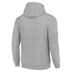 Indianapolis Colts Starter Four Team Name Logo Fleece Pullover Hoodie Heather Gray