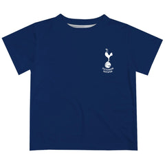 Tottenham Hotspur Vive La Fete Youth Impressions Artwork T-Shirt Navy