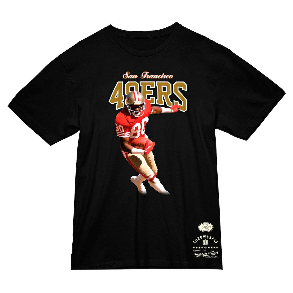 Jerry Rice San Francisco 49ers Sideline Retired Player T-Shirt Black