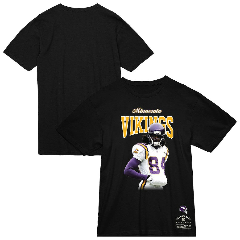 Randy Moss Minnesota Vikings Sideline Retired Player T-Shirt Black