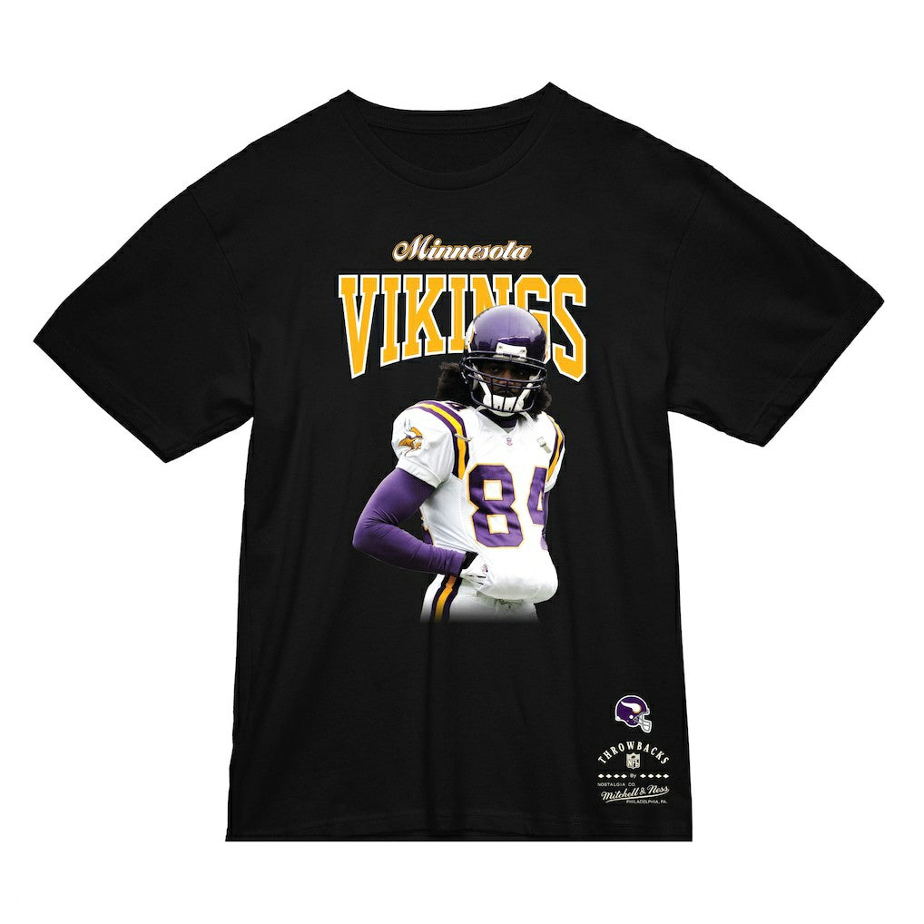Randy Moss Minnesota Vikings Sideline Retired Player T-Shirt Black
