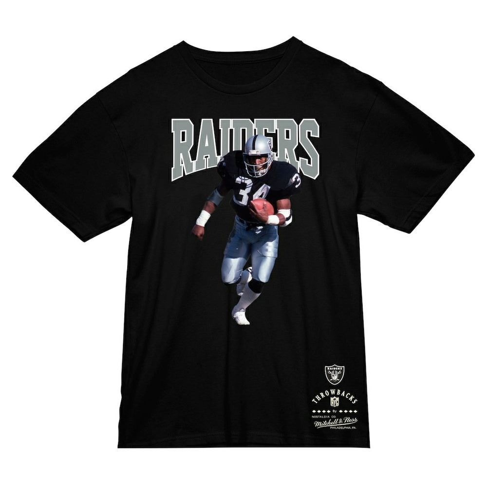 Bo Jackson Las Vegas Raiders Sideline Retired Player T-Shirt Black