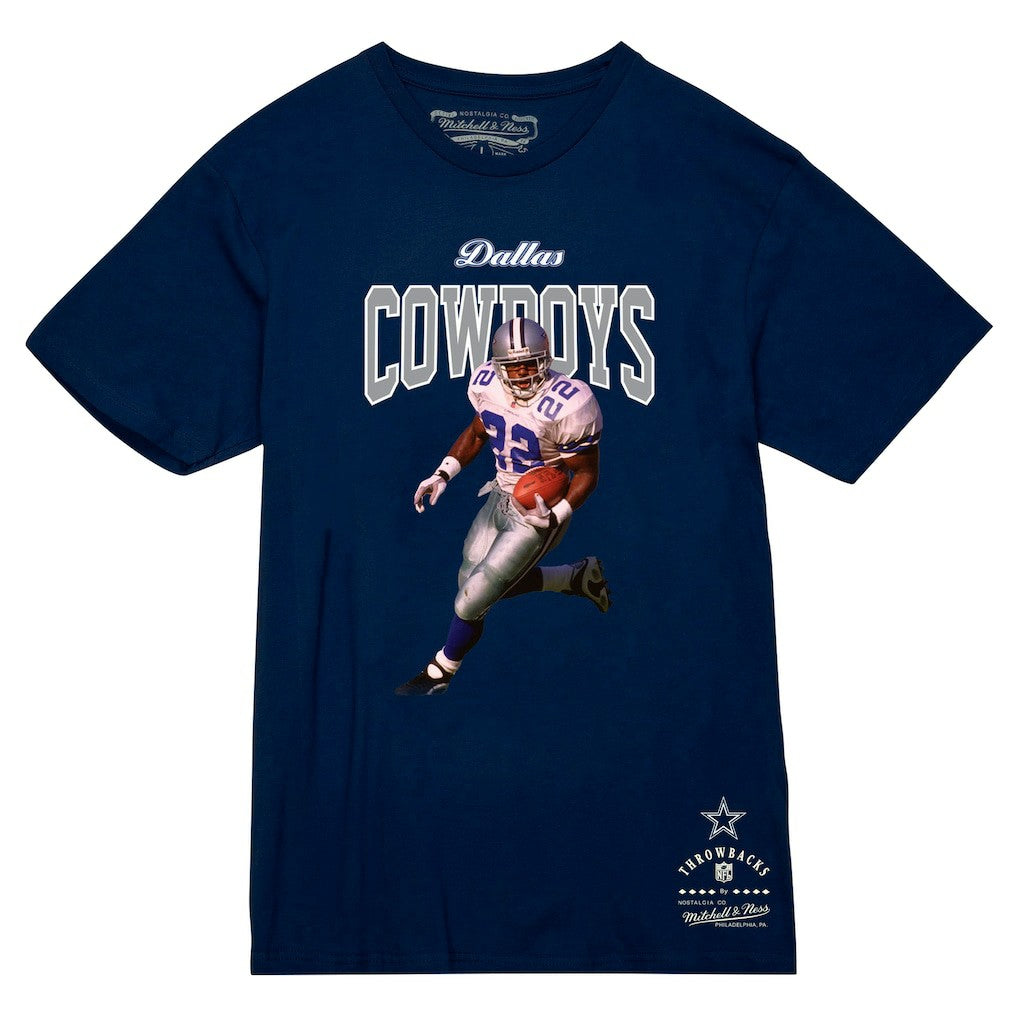 Emmitt Smith Dallas Cowboys Sideline Retired Player T-Shirt Navy