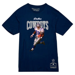Emmitt Smith Dallas Cowboys Sideline Retired Player T-Shirt Navy