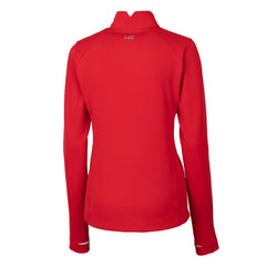 Buffalo Bills Cutter & Buck Women's Traverse Stretch Quarter-Zip Pullover Top Red