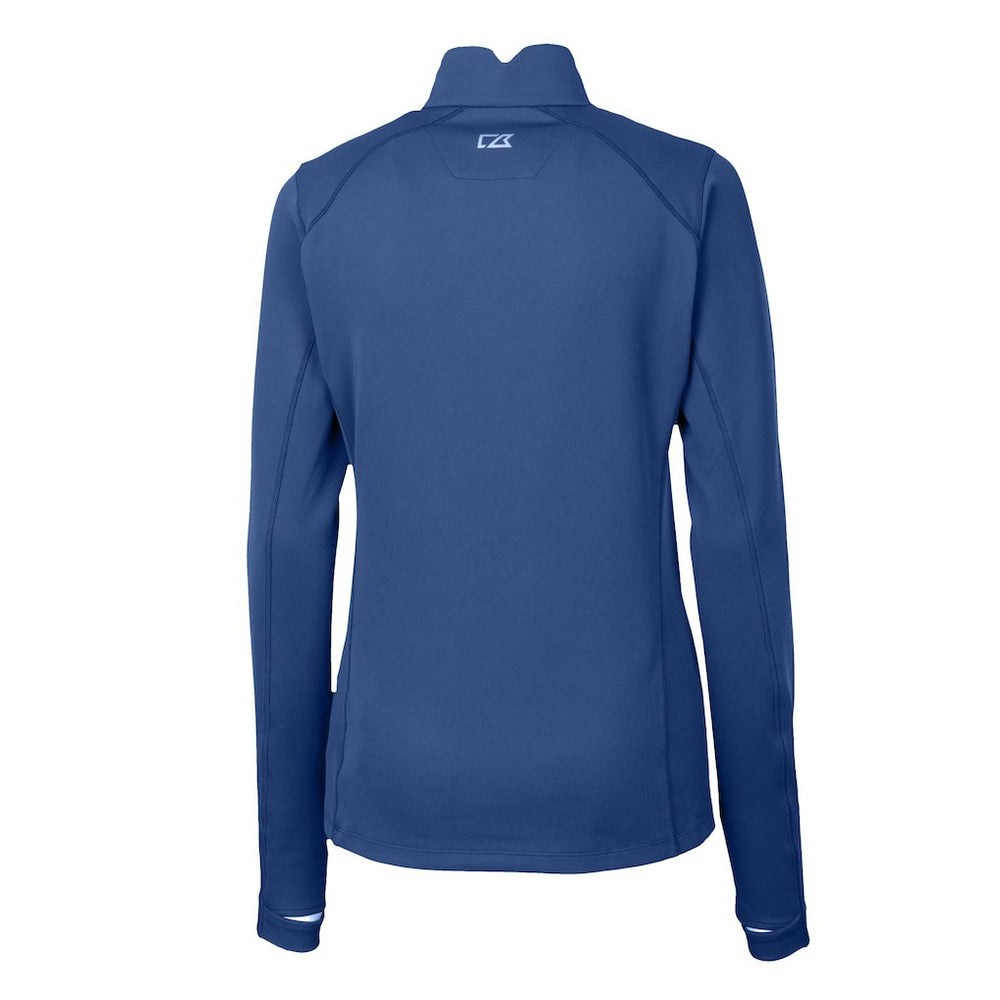Buffalo Bills Cutter & Buck Women's Traverse Stretch Quarter-Zip Pullover Top Royal