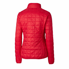 Tampa Bay Buccaneers Cutter & Buck Women's Rainier PrimaLoft Eco Insulated Full-Zip Puffer Jacket Red