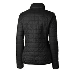 Baltimore Ravens Cutter & Buck Women's Rainier PrimaLoft Eco Insulated Full-Zip Puffer Jacket Black